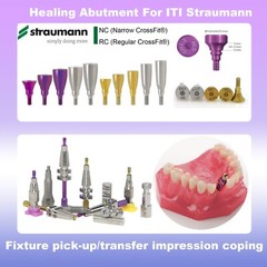 Straumann NC/RC Healing Abutment Closure Cap Scan Body Analog Impression Coping