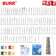 SANDENT Dental Diamond Burs FG 1.6mm for High Speed Handpiece 5Pcs/pack Drills