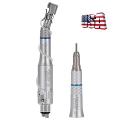 Pieza de Mano Dental Alta Velocidad NSK 2/4 Agujeros 45 Grados/LED Fibra Óptica