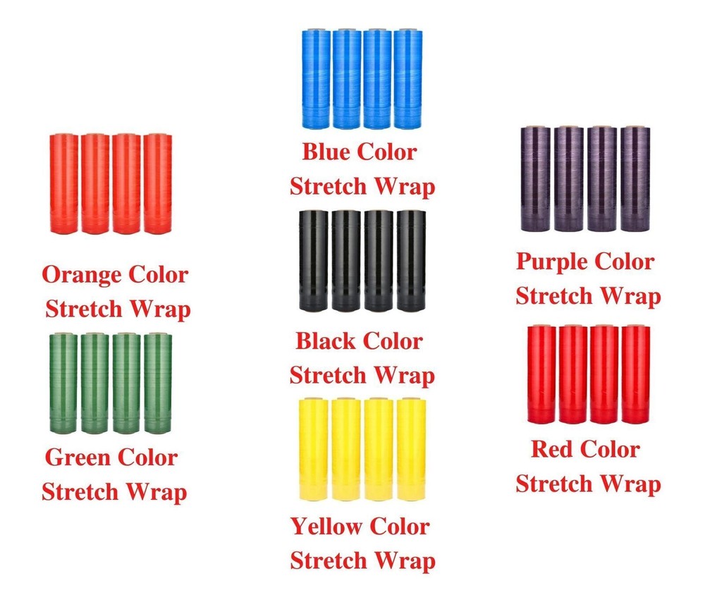 Tinted Color Stretch Wrap Pallet Shrink Film Parcel Packaging Roll Select: Type