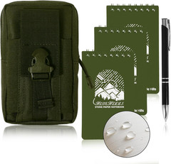 3″ X 5″ Waterproof Notebook Cover Pocket with Pen, Write in the Rain Notebook –