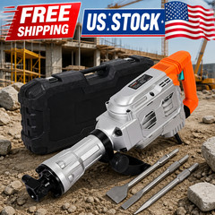 1500W Electric Demolition Jack-Hammer, 1800 BPM Heavy Duty Jack-Hammer Concrete