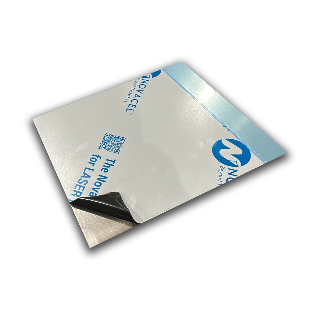 0.125″ x 12″ x 12″, 5052-H32 Aluminum Sheet, Mill Finish w/PVC