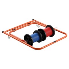 Foldable Wire Spool Rack Heavy Duty Cable Caddy for Electrical Industrial Retail
