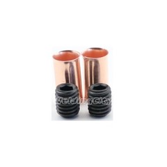 WeldingCity® 2-pk Dinse-type Twist-lock Cable Connector Male 1/0-3/0 | US Seller