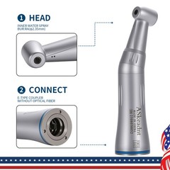 Dental Slow Low Speed Contra Angle Inner Water Spray Push Button Handpiece WY-US