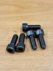 M10-1.25x25mm Socket Allen Head Cap Screws, Fine Thread. 5pk, Free Shipping,blg4