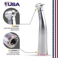 Dental 1:5 Increasing LED Contra Angle Handpiece Quattro Water Spray E-type ns