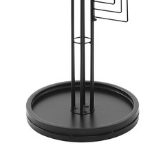 Freestanding Coat Rack Black Clothing Rack Stand Cactus Shape Clothing Stand