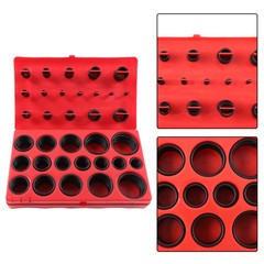 419 PCS Universal O Ring Assortment Set Metric Oil Proof Kit 32 Size O-Ring Case