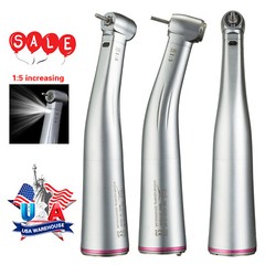 Yabangbang Dental 1:5 LED Fiber Optic Increasing Electric Contra Angle Handpiece
