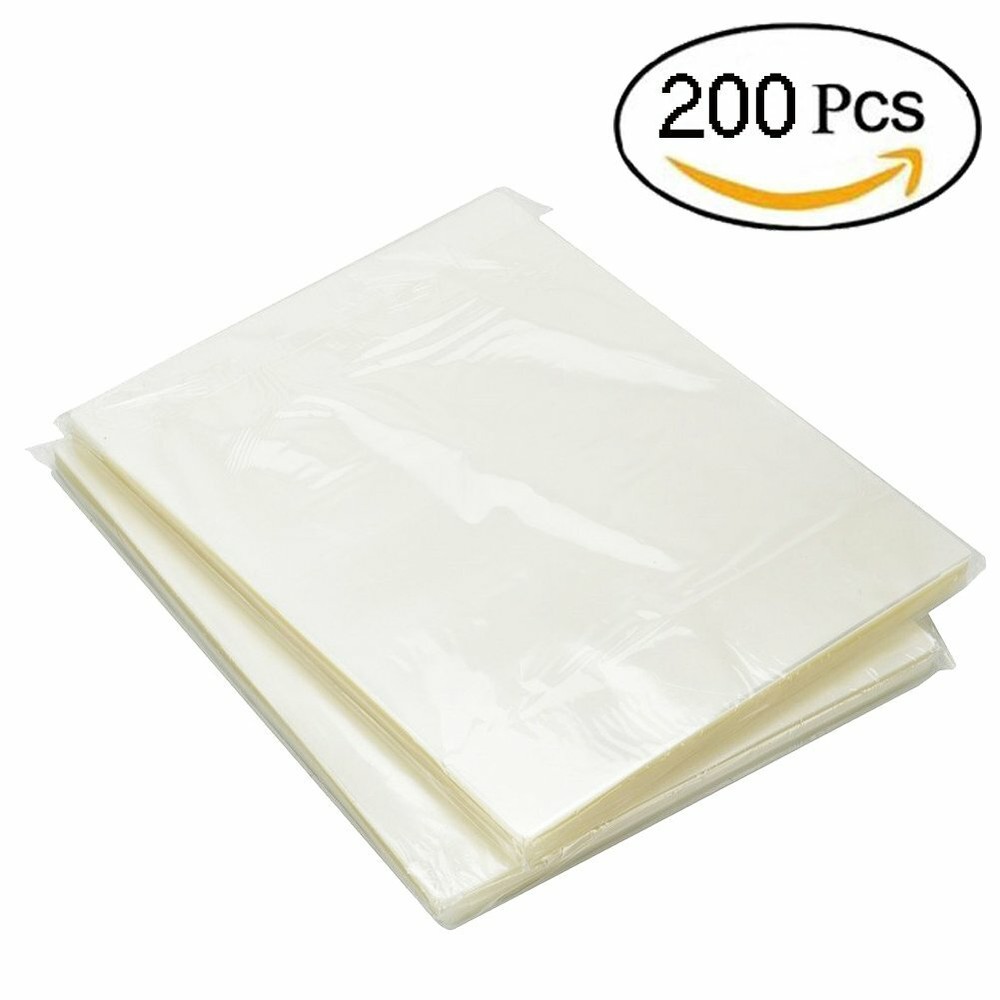 200 Pack Thermal Laminating Pouches 3 Mil Heat Seal A4 Letter Size 9×11.5 Sheets