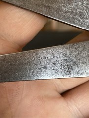 RARE Antique Starrett 6″ Outside Locking Joint Calipers EARLY 1885 DESIGN PATENT