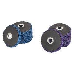 10 Pack 4″ Diamond Grinding Discs 5 Purple and 5 Blue Angle Grinder Discs