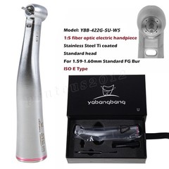 Dental 1:5 LED Fiber Optic Contra Angle Handpiece Standard Fit NSK Ti-MAX X95L