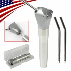 1-5Pcs Dental 3 Way Air Water Spray Triple Syringe Handpiece w/ 2 Nozzles Tips