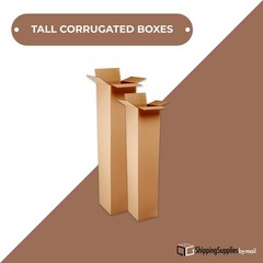 8 x 8 x 38″ Tall Corrugated Boxes 25 Boxes, Brown Shipping/Moving/Packing Boxes