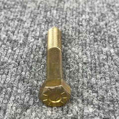 1/2″-13×3-1/2″ Hex Cap Screws Grade L-9 Bolts USA Zinc Yellow LOT OF 5