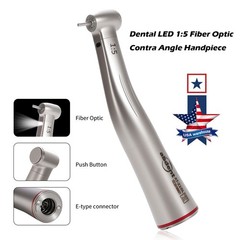 NSK Style Dental 1:1/1:5/20:1 Fiber Optic LED Increasing Contra Angle Handpiece