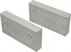 Gibraltar 6″ Wide x 3″ High x 1″ Thick, Flat/No Step Vise Jaw Soft, Aluminum,…