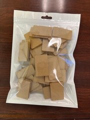 50pcs-1.69″x 1.05″x .11″ thick (~2.6-3mm) clear cast acrylic rectangular pieces