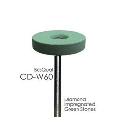 Zirconia – Diamond Impregnated Green Mounted Stones – All Sizes
