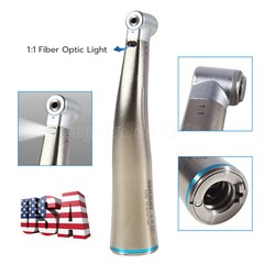 Dental 1:1 LED Fiber Optic Contra Angle Low Speed Handpiece Inner fit NSK E-type