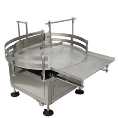 31.5in Dia. Desktop Automatic Bottle Accumulator Round Bottle Organizer 110V