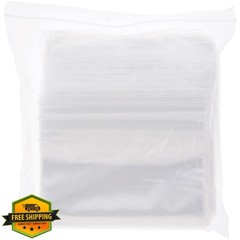 Plymor 5″ x 9″ Zipper Reclosable Plastic Bags 200 Pack 2 Mil