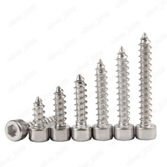 M2 M2.6 M3 M4 M5 M6 304 Stainless Steel Hex Socket Cap Head Self tapping Screws