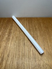 3/4″ X 12″ White UHMW-PE Polyethylene Plastic Round Rod Stock .750″ USA
