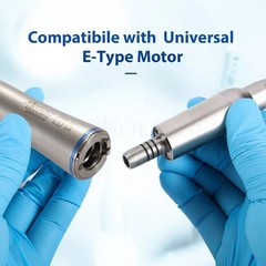 NSK Style Dental LED Fiber Optic 1:1 Slow Low Speed Contra Angle Handpiece USA