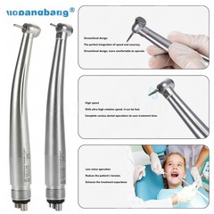 Dental Small Mini Head Handpiece High Speed Turbine 4Hole LED E-Generator/No-LED