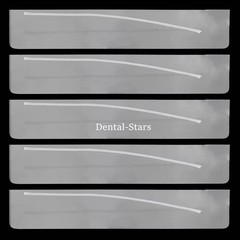 5Pcs Dental Flexible Glass Fiber Strip Splint Composite Resin Bonding Ribbon USA