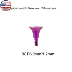 US Healing Cap Abutment RC NC Analog Cover Screw Titanium Fits Straumann ITI BLT