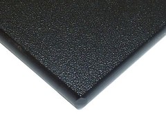 Black Marine Board HDPE Polyethylene Plastic Sheet 1/2″ x 12″ x 24″ Textured