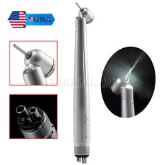 NSK Style Dental Surgical 45° Degree LED High Speed Handpiece Turbine 2/4Holes