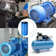 CD60 Run Capacitor, 500uF 250VAC 2 Wires 50/60Hz Motor Starting Capacitor