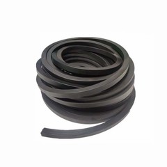 Black Fluororubber Square Seal Strip Fluorine Rubber Seal Square Bars Oil Proof