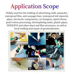 110V Hot Air Gun Welding Torch 1600W Heat Gun Plastic Welder Roofing Welder K…