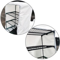 20X25FT White Greenhouse Plastic Film Clear Polyethylene Film 6 mil Anti-UV