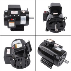 Compressor Motor 5HP Single Phase ODP 184T Frame 208-230V 60Hz Industrial