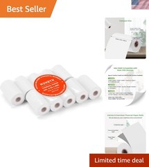 Eco-Friendly 2 1/4 x 50 Thermal Paper Rolls – Fits Most POS Printers