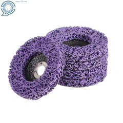 4″ Poly Strip Disc Wheel Paint Rust Removal Clean For Angle Grinder 45 Grit 5Pcs