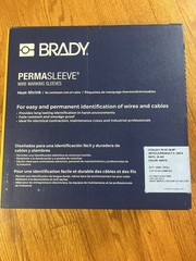 Brady Ps-187-150-Wt Wire Marking Sleeves, White, 1.5 In W
