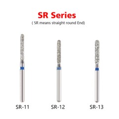 0.99 USD Dental FG Diamond Burs for High Speed Handpiece Friction Grip 5pcs/pack