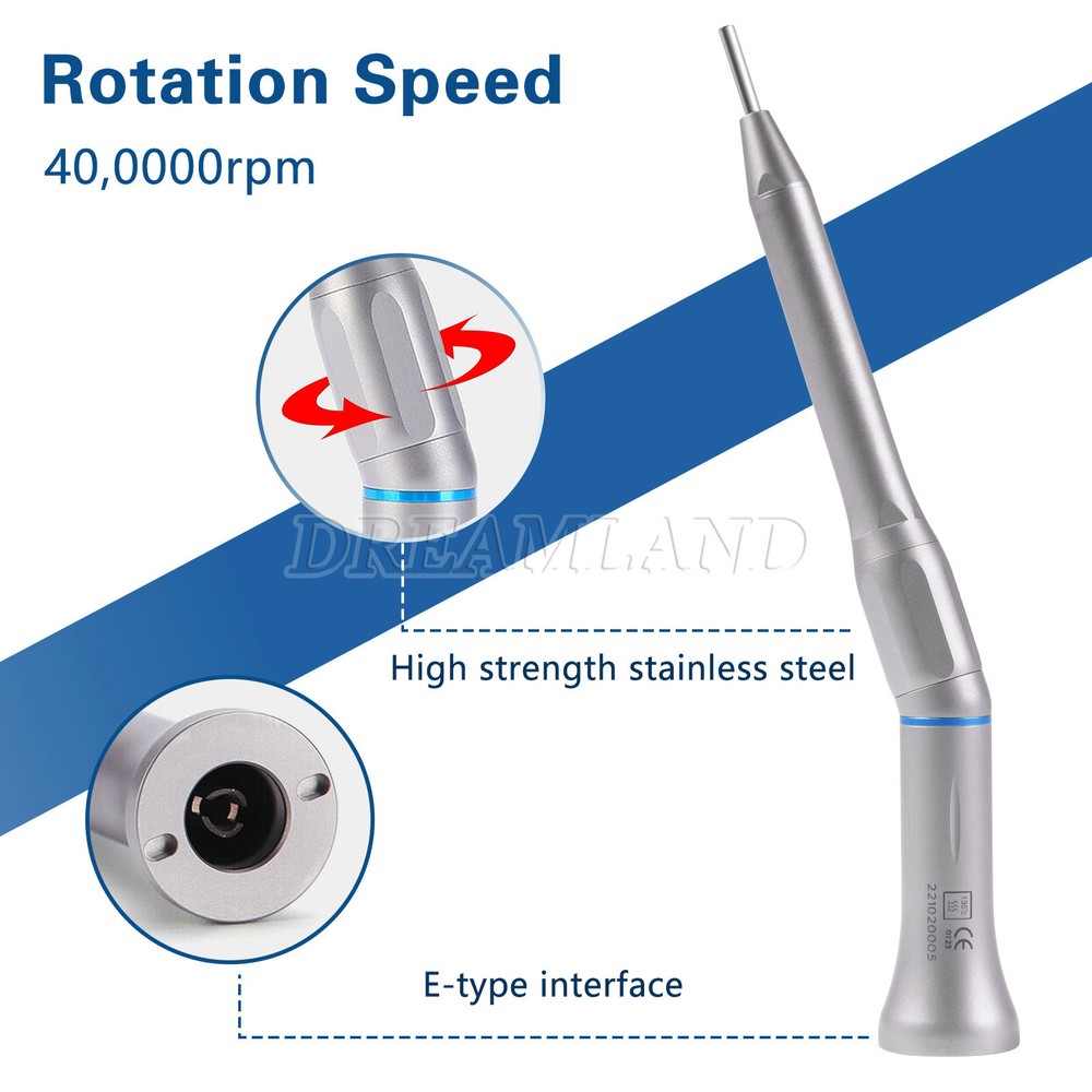 Dental 20 Degree Straight 1:1 Direct Drive Surgical Operation Contra Angle Qa