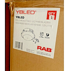 RAB YBLED Field-Adjustable LED Yardblaster – Versatile Outdoor Lighting Solution