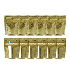 3.5g Resealable Stand Up Mylar Bags Smell Proof Zip Seal Food Grade Pouch 100pcs