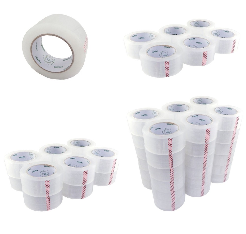 1-36 Rolls Clear Packing Tape Shipping Box Carton Sealing 2.2mil 2″ x 110 Yards
